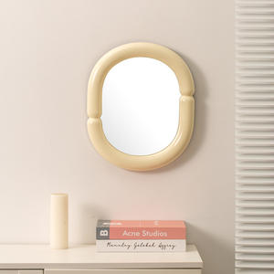 <span class=keywords><strong>Espejo</strong></span> de Maquillaje Ovalado de Alta Calidad Estilo Nórdico, <span class=keywords><strong>Espejo</strong></span> de Sobremesa para Dormitorio, <span class=keywords><strong>Espejo</strong></span> de Vanidad para el Hogar, Decoración Suave para el Hogar - Product Image 1
