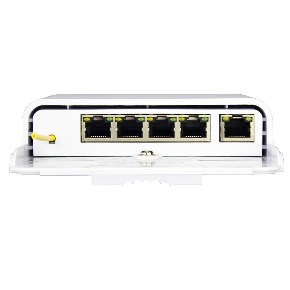 60W 4 порта ГБ удлинитель POE Открытый IP53 камера видео наблюдения, ip-камера с 200 м удлинитель POE