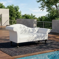 Hochwertige beliebte Luxus Green Velvet bequeme Tufted Chaise Lounge Couch Sofa für Wohnzimmer