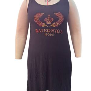 Fabricant en gros Chemise de nuit grande taille transfrontalière russe du Moyen-Orient Chemise de nuit sexy en dentelle Imprimé couronne florale Respirant - Product Image 5