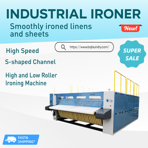 Planchadora de Ropa Industrial Automática para Hoteles, Equipo de Lavandería Comercial, <span class=keywords><strong>Plancha</strong></span> para Sábanas y Ropa de Cama - Product Image 2