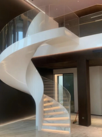 Escalier Tournant Intérieur en Métal pour Usine, Moderne, Simple, Intégré, Personnalisé, pour Attic et Duplex