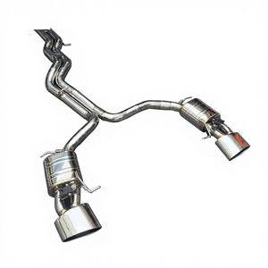 Système d'échappement Valvetronic haute performance en acier inoxydable Vortex, finition polie miroir, épaisseur 1,5 mm pour AUDI RS6 RS7 C8 - Product Image 1