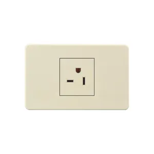 VNX 85 Series Ninety degree Multi socket Wall Socket With TV US Standard Grounding Residential / General-Purpose For Home