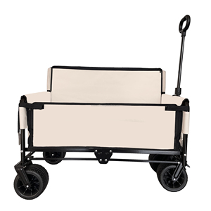 Carrito de playa para jardín al aire libre de alta resistencia, sofá plegable de 4 ruedas, carrito de compras para niños con OEM mental personalizable para acampar - Product Image 1
