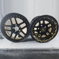 Jantes forgées sur mesure pour course de dragster 18x5J & 17x11J, jantes en alliage d'aluminium Beadlock pour Nissan GTR Supra R35 Tuning