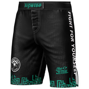 Fentes latérales personnalisé Bjj Nogi Shorts enfants jeunes hommes <span class=keywords><strong>Ufc</strong></span> Bjj combat Mma Shorts fente impression Mma Shorts - Product Image 1