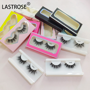 Private label new style lashes 3d mink 20mm ciglia con scatola gratuita strisce di estensione delle ciglia all'ingrosso ciglia finte 3d - Product Image 1