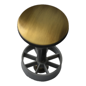 Tappo di Scarico Pop-Up Moderno in Bronzo da 1 1/4\" per Bagni, Lavabi e Vasche, Scarico in Ottone Lucidato con Design Contemporaneo - Product Image 1