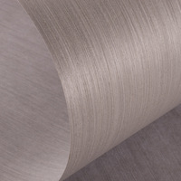 Colorful Engineered Wood Veneer, Ash Veneer 640mm * 2500mm Size Thin Sheet Recon Silver Pear Veneer for Interior Design