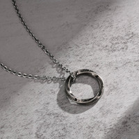 Collier pour homme de style vintage, motif Viking Mobius, en acier inoxydable plaqué argent/or/noir, avec breloques et pendentifs en métal, bijoux