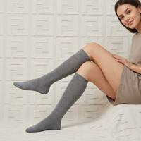 Chaussettes de compression chauffantes antibactériennes à infrarouge lointain pour hommes, hauteur genou, élastiques, anti-embolie