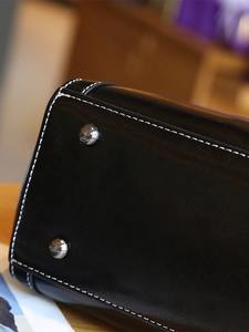 Sac fourre-tout en cuir ciré texturé, sac à main quotidien simple et polyvalent - Product Image 4