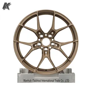 Wangu 5 Hole 5x114.3 112 120 108 Personalized Matte Bronze Custom One-piece Forged Wheels 18 19 20 21 22 Rims For Car