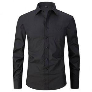 Design High Quality Polyester Buttons Shirt Fashion Long Sleeve Customized Wholesale L00 % Cotton Leisure Leather - Product Image 6