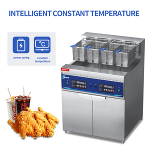 Friteuse électrique commerciale avec 2 réservoirs et 4 paniers pour une utilisation au <span class=keywords><strong>restaurant</strong></span>-pour frites poisson beignets KFC poulet Plus - Product Image 5