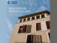 Fenêtre pliante à persiennes en bois pour façade de villa, finition aspect bois chaud pour une lumière naturelle et un flux d'air optimal, projets résidentiels