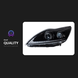 Phares multifonctionnels pour Ford Focus 2009-2011, ensemble de phares LED, style Lexus, lentille de projecteur Demon Eye - Product Image 3