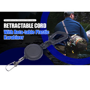 Joran Pancing Teleskopik Logam Anti Maling Kawat Carabiner Retractor Putar - Product Image 6