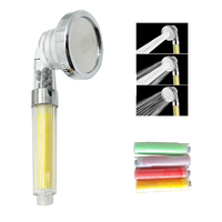 Pomme de douche à main luxueuse avec système de filtration ionique à haute pression, pluie, vitamine VC, pierre pour accessoires de robinet de salle de bain