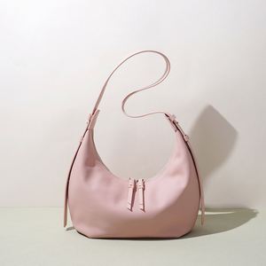 2026 New Luxury Genuine Leather Single <b>Strap</b> Polyester Zipper <b>Shoulder</b>/Crossbody Handbag for Women ODM/OEM Women's Bag Factory - Product Image 1