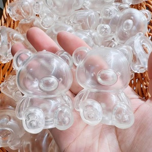 Balle vide transparente en TPR pour la réduction de la pression, conteneur de jouet DIY pour la réduction de la pression, balle de jouet DIY pour la réduction de la pression, balle d'eau pour la réduction de la pression - Product Image 3