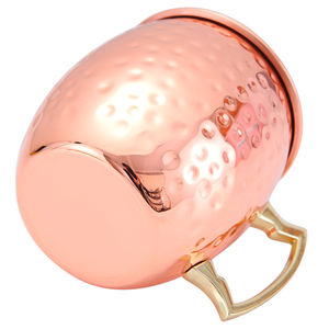 Tazza di rame <span class=keywords><strong>moscow</strong></span> mule in rame con martello personalizzato in acciaio inossidabile ecologico - Product Image 4