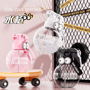 Pistola de agua pequeña para niños <span class=keywords><strong>Granada</strong></span> de dibujos animados, pistola de agua chisporroteante de verano, juguete de bomba de agua para bebés - Product Image 1