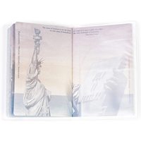 Housse de Passeport Transparente en PVC Étanche de Haute Qualité avec Logo Personnalisé