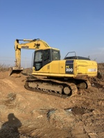 Excavatrice sur chenilles Komatsu Pc200-7/Pc200-8 d'occasion, Japon 2019, capacité de la benne de 0,8 m³, équipement de construction