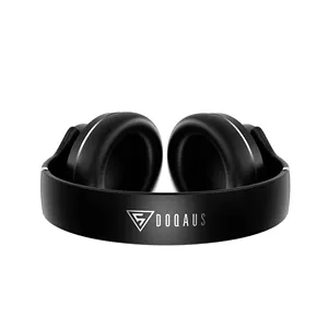 سماعات DOQAUS VOGUE 5 ملحقات صوتية بشعار سماعات لاسلكية فوق الأذن مخصصة مع وظيفة السماعة