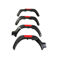 Élargisseurs d'ailes en ABS pour Toyota Hilux Rocco 2021+ - Kits de carrosserie 4x4 pour pick-up - Accessoires de carrosserie large pour voiture