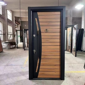 Puerta Exterior de Acero Blindada de Diseño de Seguridad, Precio Promocional, Puerta Principal Antirrobo - Product Image 4