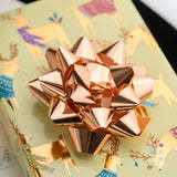 16ct <b>Gift</b> <b>Bows</b> Assort Metal Colors Metallic Color Plastic Ribbon <b>Gift</b> Wrap Star <b>Bow</b> Plastic Ribbon Star <b>Bow</b> - Product Image 5