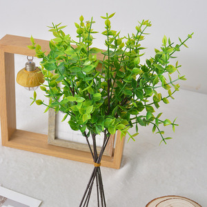 Plante artificielle en eucalyptus Laixing, 30 cm, en soie, pour décoration de mariage et de la maison - Product Image 4