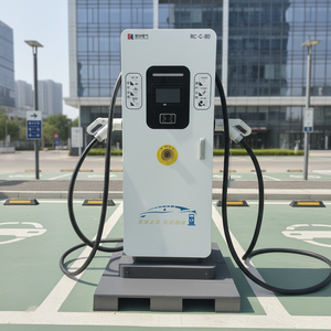 <span class=keywords><strong>Cargador</strong></span> de Vehículos Eléctricos de Corriente Continua de 60kw 80kw a <span class=keywords><strong>Precio</strong></span> de Fábrica, <span class=keywords><strong>Cargador</strong></span> de Coches Eléctricos Impermeable IP54 con Pago por Código QR, Aplicación y RFID - Product Image 5