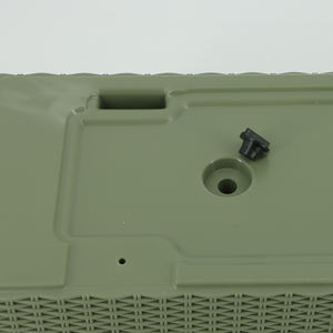 フラワー長方形のための新しい色カントリーオリーブグリーンラタンプラスチックポット手すり用 - Product Image 5