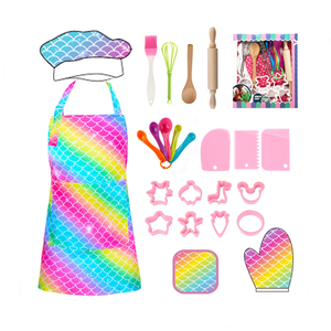 Bake ชุดเบเกอรี่สำหรับเด็ก,ชุดอุปกรณ์ทำเบเกอรี่สำหรับเด็กของเล่นขนาดเล็กทำตามบทบาทของเชฟ - Product Image 4