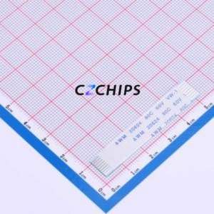 FFC-1.0-8P-50mm FFC Cable (Flexible Flat Cable) P=1mm Connector 8P 1mm 0.3mm Non-Inverting - Product Image 1