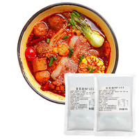 Weixiaoer Authentique Huile de cuisson épicée au goût de soupe rouge du Sichuan, base pour fondue chinoise et Malatang F502