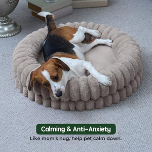 Custom Memory Foam <b>Dog</b> Cat Round <b>Sofa</b> <b>Beds</b> Orthopedic Luxury Memory Foam <b>Dog</b> <b>Bed</b> Waterproof Removeable Cover - Product Image 2