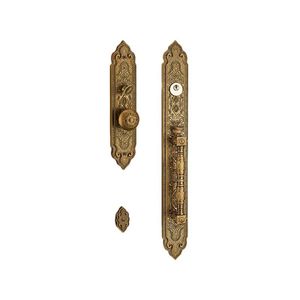 YZH Bronze Color Single <strong>Door</strong> Lock Antique Design for Wooden <strong>Door</strong> with Handle and <strong>Knob</strong> - Product Image 5