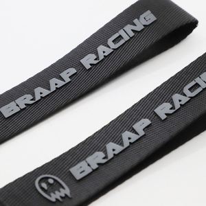 Personalized Dirt Bike Enthusiast Merchandise Racing Team Promotional Giveaways Wholesale <b>Custom</b> Logo Nylon <b>Keychain</b> Lanyards - Product Image 4