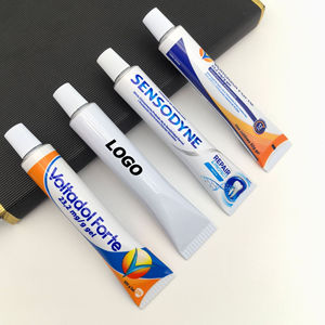 Penne a sfera personalizzate per dentifricio-novità in plastica penne promozionali per cliniche dentistiche, farmacie, fiere, Logo impresso - Product Image 1