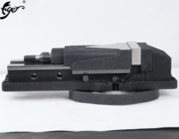 Étau hydraulique CNC Tiger à 3 positions d'ouverture de mâchoires en fonte pour centre d'usinage 4/5 axes, accessoires d'outillage haute précision