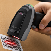 Scanner de codes-barres 2D sans fil haute précision 1D+2D 1280x800 CMOS 3mil USB 2.4G Bluetooth 1cm-300cm 18H IP52 X-1501394