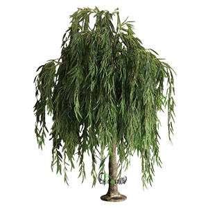 Sapin de <span class=keywords><strong>saule</strong></span> artificiel, décoration de jardin pour maison, arbres décoratifs artificiels, bon marché, vente en gros, pièces - Product Image 1