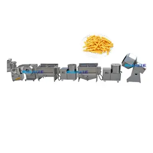 Stainless Steel Fried Snack Food Make Machine Processing Line Chips Maker Potato Chips Making Machine