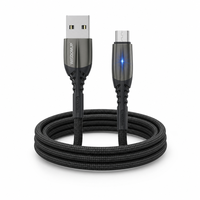 Câble de données USB à charge rapide 3A avec gaine en nylon et PVC pour téléphone portable, batterie externe et montre connectée - Offre Spéciale