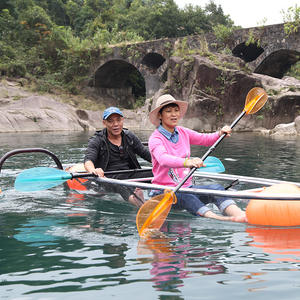 <span class=keywords><strong>Doble</strong></span> transparente barco <span class=keywords><strong>Kayak</strong></span> PC cristal ocio y entretenimiento <span class=keywords><strong>fibra</strong></span> <span class=keywords><strong>de</strong></span> vidrio plástico reforzado Material deporte estilo lago uso - Product Image 4